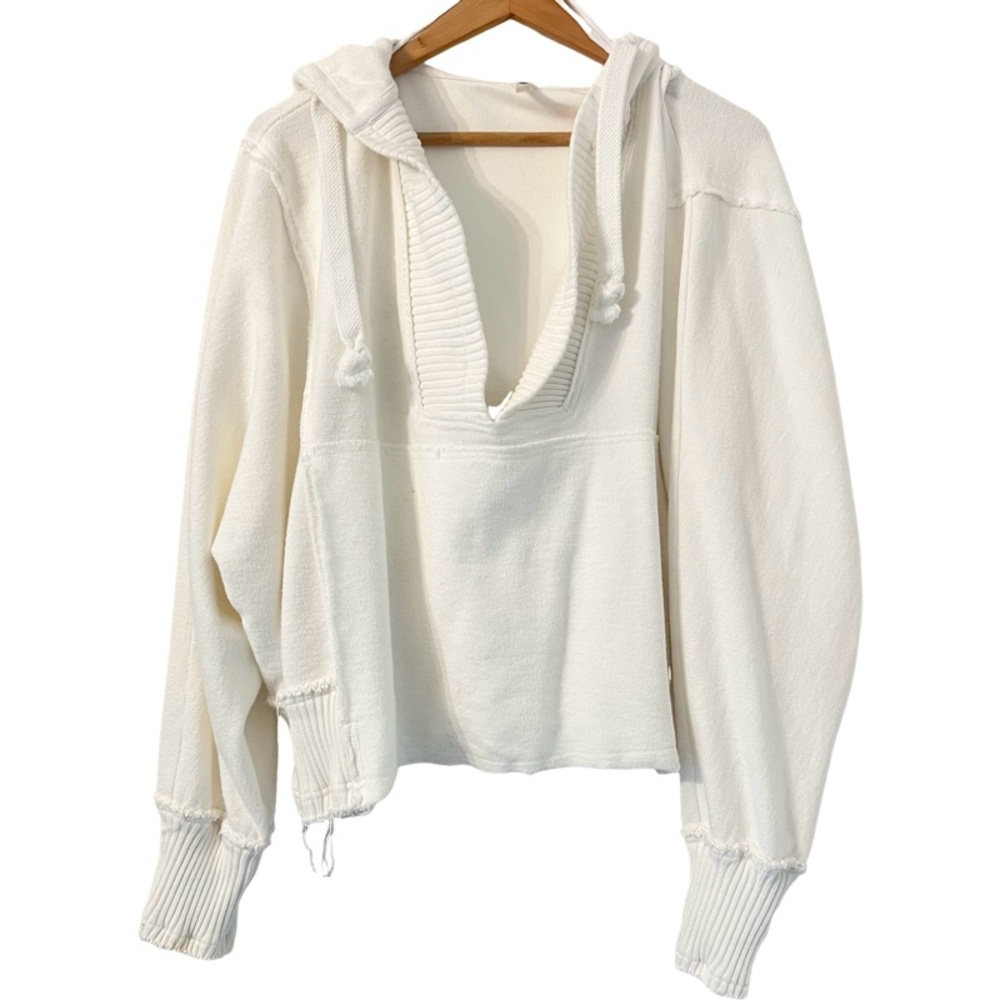 Free People Cream Hoodie - Picture 3 of 11